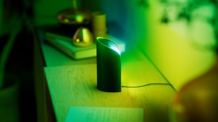 LED stolní lampa pro nástěnné osvětlení 1035lm IP20 Bílá a barevná Ambiance RGB + TW Black Smart SMART Zigbee Bluetooth Vnitřní stolní lampa Hrací nástěnná podložka Philips HUE