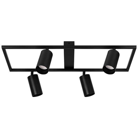 Lustr Stropní svítidlo Dekorativní 4x GU10 Black Masterled