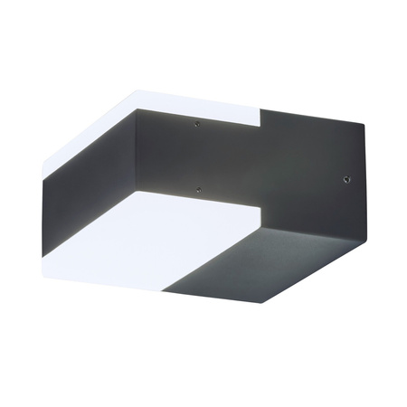 Zahradní lampa LED nástěnná lampa BONA 2x4.5W 4000K IP54 kostka bílá a antracitová RABALUX