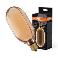Dekorativní LED žárovka G100 Sphere E27 4W = 22W 220lm 1800K Warm 330° Filament Dimmable Vintage 1906 Osram