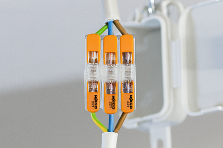 Instalační konektor Rychlokonektor WAGO 221-2411 pro KABEL 2x0.2-4mm