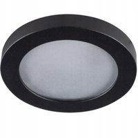 Halogenová bodová LED GU5.3 GU10 Round Black IP44 Flini Kanlux pro zápustnou montáž