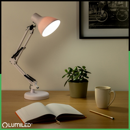 Stolní lampa LED 7W, CCT USB stmívatelná Bílá MARTI LUMILED