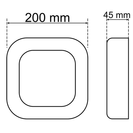 Venkovní nástěnné svítidlo LED 12W 4000K IP54 LUPUS