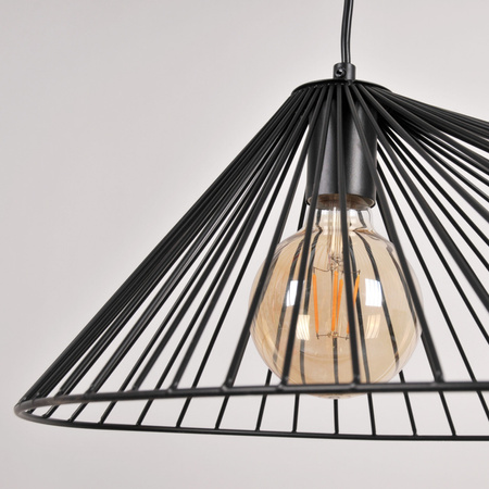 E27 Black Aurora Sanico Závěsné stropní svítidlo Goldlux