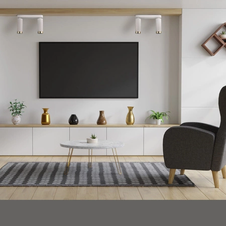 Nástěnné a stropní bodové svítidlo 2x GU10 White Gold FADO Sanico Goldlux