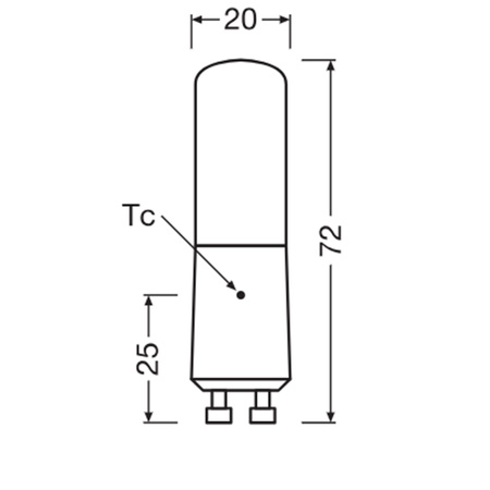 LED žárovka GU10 6,5W 806lm 2700K teplá bílá stmívatelná OSRAM