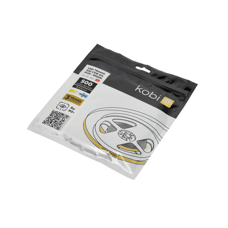 LED pásek 5W 500lm 6500K Cold 1600LED 12V 5m CRI90 Tramo Premium Kobi