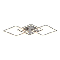 LED stropní svítidlo s povrchovou montáží 43W chrom Moderní Sigurd Rabalux