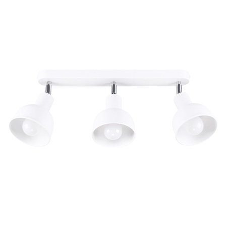 Stropní svítidlo ELBA 3xE27 Reflektor Moving white Loft SOLLUX