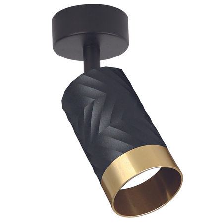 Nástěnné a stropní bodové svítidlo GU10 Black Gold ARRAS Sanico Goldlux