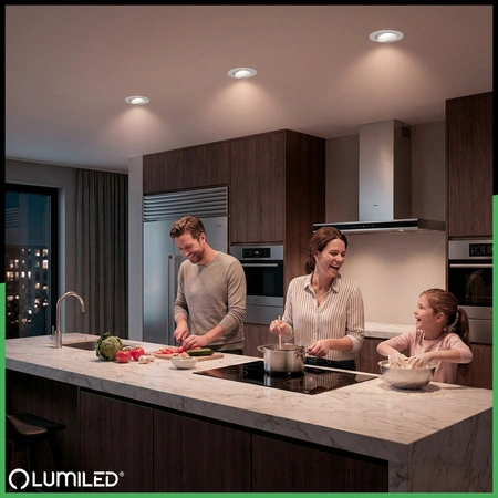 Halogenová Podhledové svítidlo GU10, MR16 Nastavitelná Kulatá Bílá VENTUS LUMILED