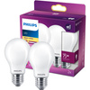 Sada 2x LED žárovka E27 A60 8,5W = 75W 1055lm 2700K Warm Filament Milky PHILIPS