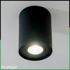 Povrchová montáž HALOGEN Spot Tuba Movable AMAT-XL GU10 Round 125mm BLACK LUMILED