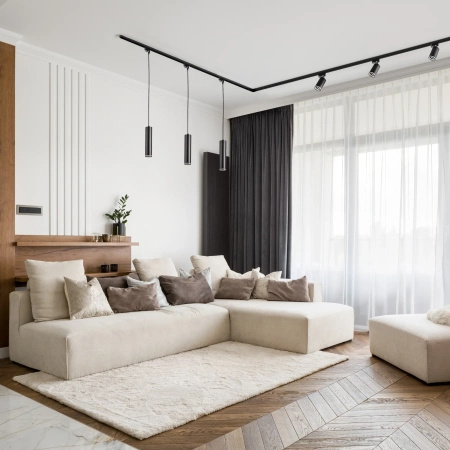 GU10 Black PARIS track reflektor Sanico Goldlux