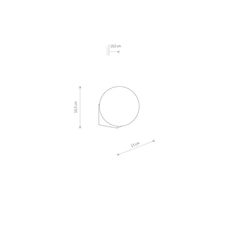 Nástěnné svítidlo Povrchová montáž G9 Zlatá Vodotěsná Koupelna IP44 Moderní ALOE 10525 Nowodvorski