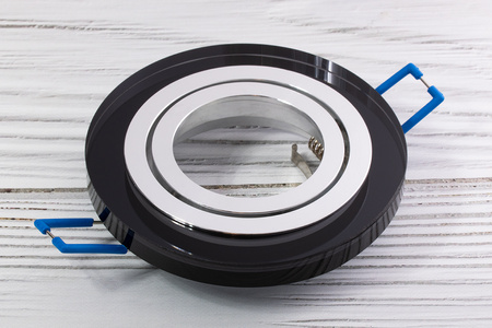 Skleněné Halogenová Podhledové svítidlo GU10, MR16 Nastavitelná Kulatá Černá ARIAN LUMILED