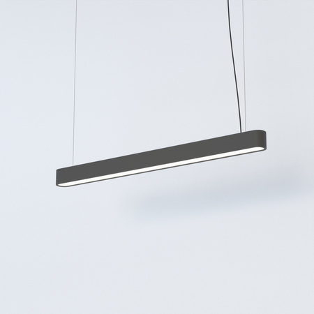 Závěsné svítidlo SOFT 7535 Nowodvorski Graphite 2xLED Tube T8 Ceiling 90x6 Modern