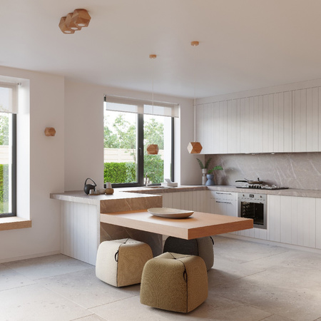 LED závěsné stropní svítidlo WOODY GU10 z přírodního dřeva SOLLUX