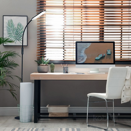 Stojací lampa LED 10W 400lm CCT 180° černá Telio Kobi