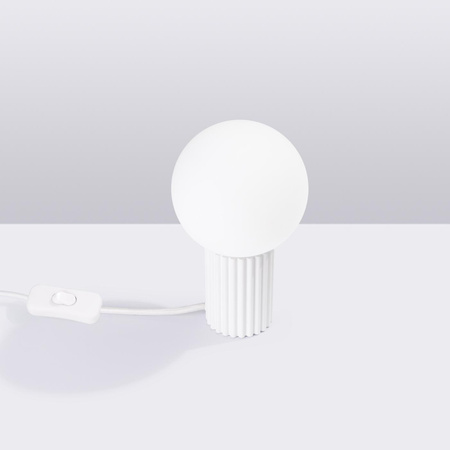 Stolní stolní lampa G9 Round White Modern Matte Halo Sollux
