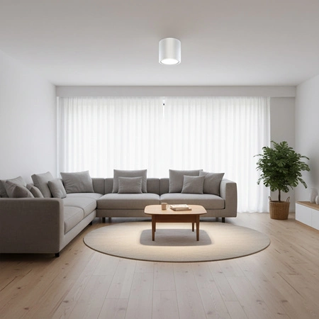 Stropní svítidlo přisazené. bodové z kovové trubky JUPITER 17. typ DOWNLIGHT E27