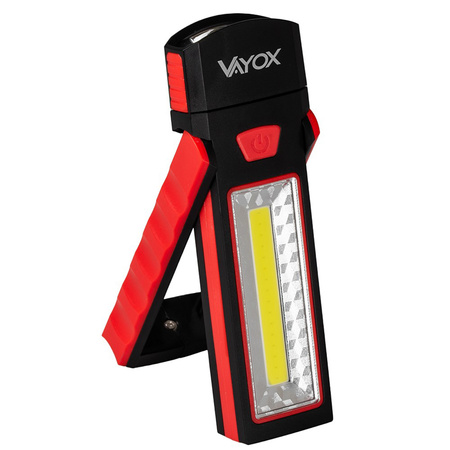 Dobíjecí dílenská svítilna skládací magnet COB + LED VA0101 Vayox