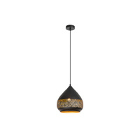 Stropní závěsné svítidlo E27 Black Industrial Kaia Rabalux