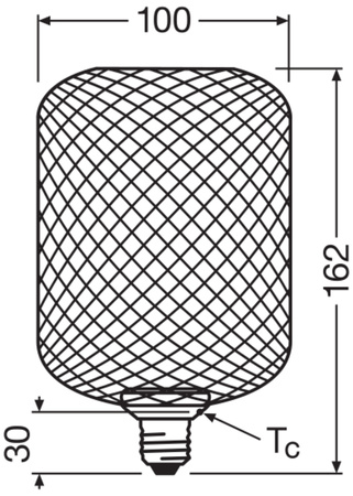 Dekorativní LED žárovka E27 3,5W = 28W 300lm 2700K teplá bílá 100° Decor Osram