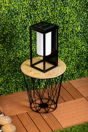 LED venkovní solární lampa zahradní stojící 3000K IP44 28.5cm soumrakový senzor