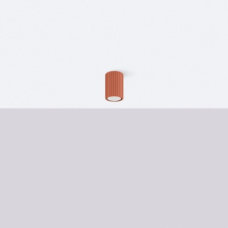 Bodové reflektorové stropní svítidlo Tuba GU10 Ochre Red Carbon Deep Space SL.1625 Sollux