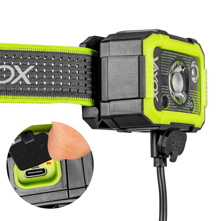 Dobíjecí čelovka 750LM CREE + SMD PRO SERIES VA0187 VAYOX
