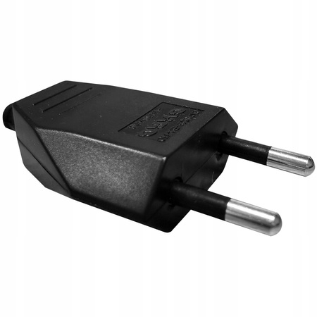 Elektrická zástrčka Plochá zástrčka 2P 25A 250V Odnímatelná Černá ORNO