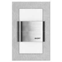 LED svítidlo na schodiště 1.6W 6500K 10V DC IP20 Cut Inox DUO TANGO Skoff