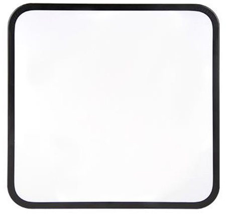Stropní LED nástěnné svítidlo čtvercové svítidlo 3300 lm 40W 4000K IP22 černá