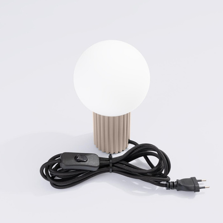 Stolní stolní lampa G9 Round Beige Modern Matte Halo Sollux