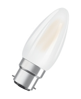 LED žárovka B35 Candle B22d 4W = 40W 470lm 2700K Warm 300° Retrofit Filament CLASSIC Osram