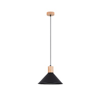 JAGA E27 černá skandinávská stropní závěsná lampa SOLLUX