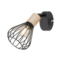 Nástěnné svítidlo LED E14 Black Industrial Farfalle Rabalux