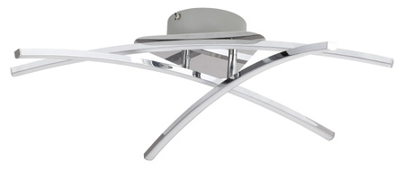 Stropní svítidlo LED pro povrchovou montáž 21W 1500lm 4000K Chrome Minimalist Alexis Rabalux
