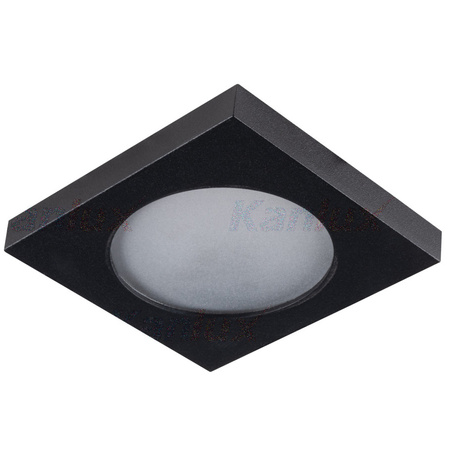 LED GU5.3 GU10 Square Black IP44 Flini Kanlux Halogenové bodové svítidlo pod omítku