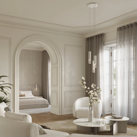 Stropní závěsné svítidlo 3x GU10 White LAMI Ocean Green SL.1688 Sollux