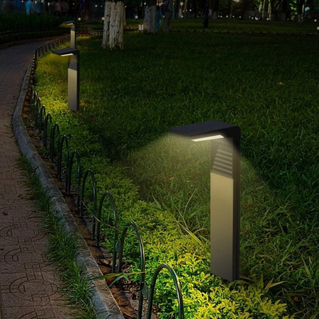 LED solární zahradní lampa poháněná stojanem 57 cm 4000K IP64 se soumrakovým senzorem
