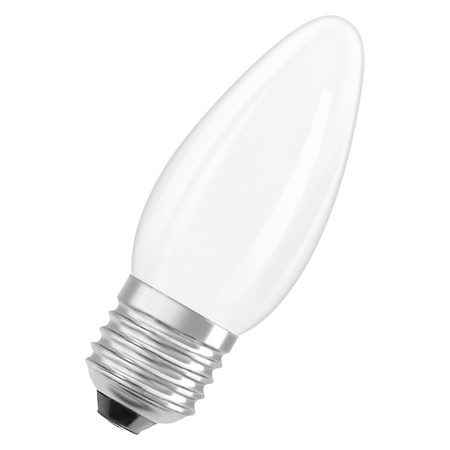 LED žárovka B35 E27 svíčka 3,4W = 40W 470lm 4000K neutrální bílá 300° STAR CLASSIC Osram