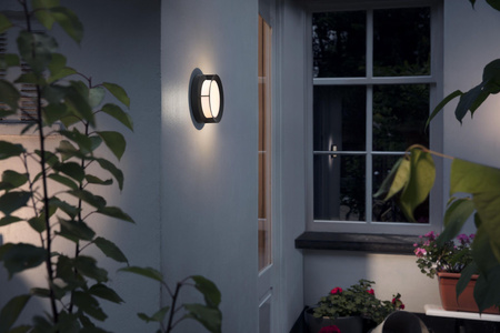 Zahradní lampa LED nástěnná lampa ACTEA myGarden 12W 2700K IP44 Stropní lampa černá PHILIPS
