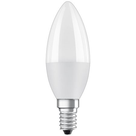 LED žárovka E14 B37 7,5W = 60W 806lm 3000K teplá bílá 180° Ledvance