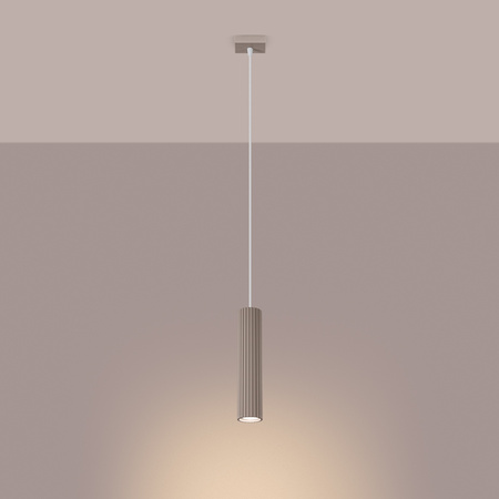 Hliníková stropní závěsná lampa GU10 Taupe Carbon Deep Space SL.1759 Sollux