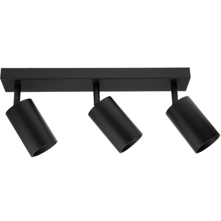 Stropní svítidlo 3x GU10 SPOT LED svítidlo QUALIS III Black