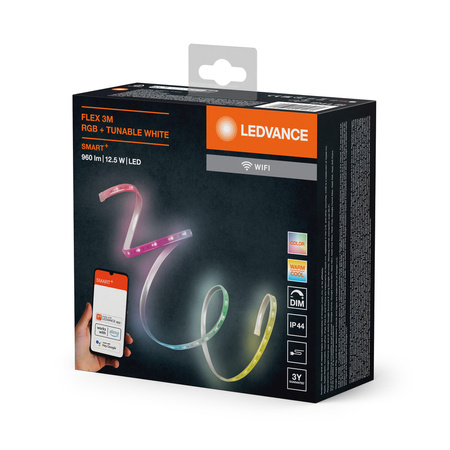 LED pásek venkovní 12,5W 740lm RGB CCT stmívatelný 3m SMART+ WiFi Flex Ledvance
