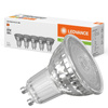 5x LED reflektor GU10 PAR16 4,5W = 50W 350lm 2700K teplý 36° CRI90 stmívatelný Ledvance